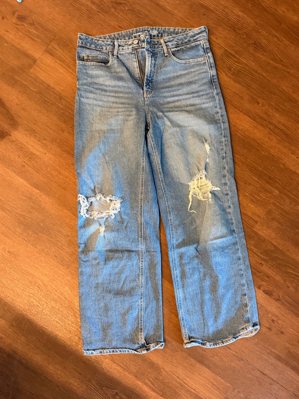 Old Navy Extra High Rise Wide Leg Jeans size 10